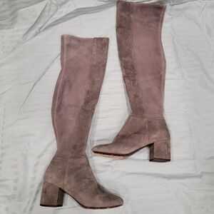Cole Haan - Grey Suede Over the Knee Boots - Size 5
